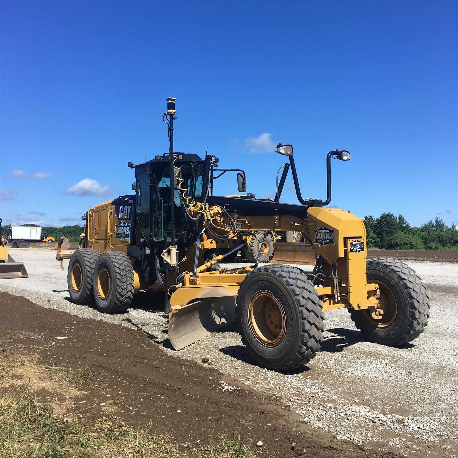Используется Cat 140G 140H 140K 120H Moter Hand Hand Road Adcher с Ripper в хорошем состоянии