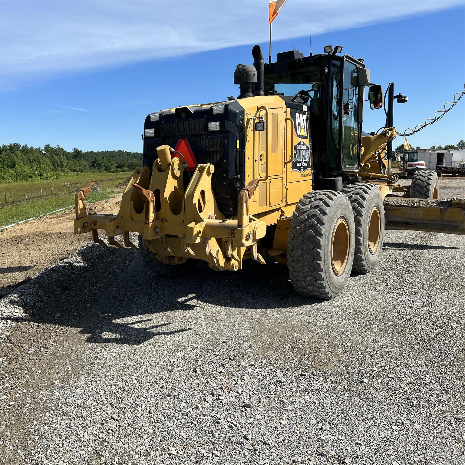Используется Cat 140G 140H 140K 120H Moter Hand Hand Road Adcher с Ripper в хорошем состоянии